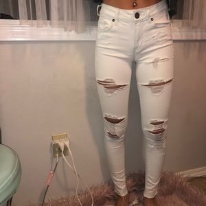 PacSun ripped high wasted jeans